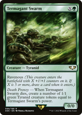 Magic: The Gathering - Termagant Swarm - Warhammer 40000 Commander