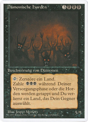 Magic: The Gathering - Dämonische Horden - Revised Edition