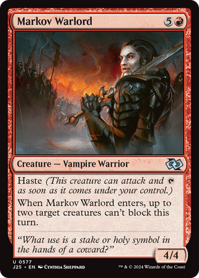 Magic: The Gathering - Markov Warlord - Foundations Jumpstart