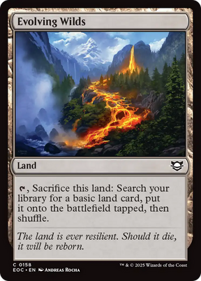 Magic: The Gathering - Evolving Wilds - Edge of Eternities Commander