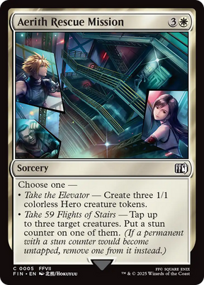 Magic: The Gathering - Aerith Rescue Mission Foil - Final Fantasy