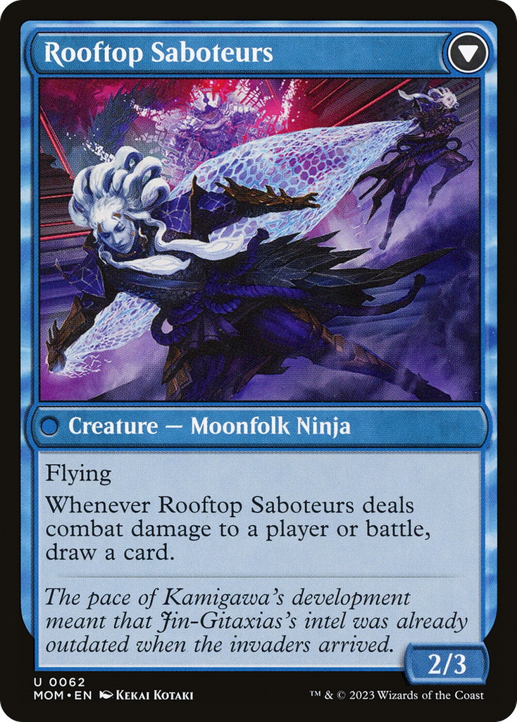 Magic: The Gathering - Invasion of Kamigawa // Rooftop Saboteurs - March of the Machine