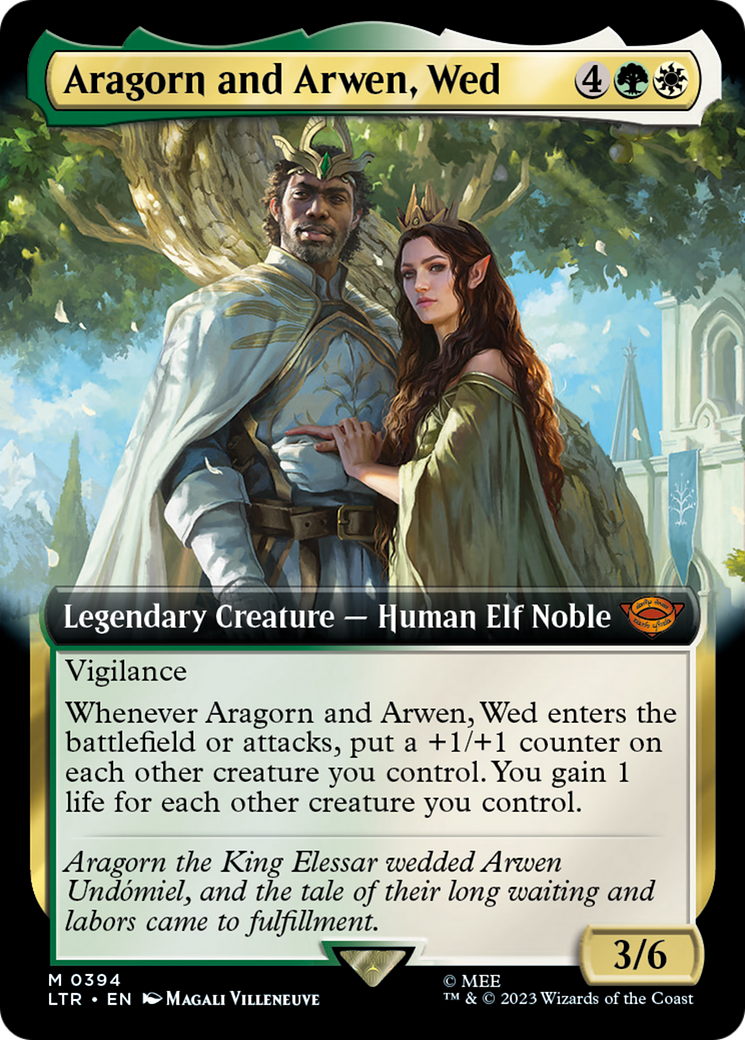Magic: The Gathering - Aragorn and Arwen, Wed - The Lord of the Rings: Tales of Middle-earth