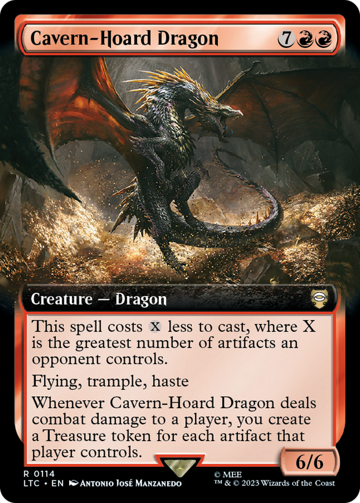 Magic: The Gathering - Cavern-Hoard Dragon - Tales of Middle-earth Commander