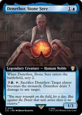 Magic: The Gathering - Denethor, Stone Seer - Tales of Middle-earth Commander