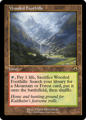 Magic: The Gathering - Wooded Foothills Foil - Modern Horizons 3