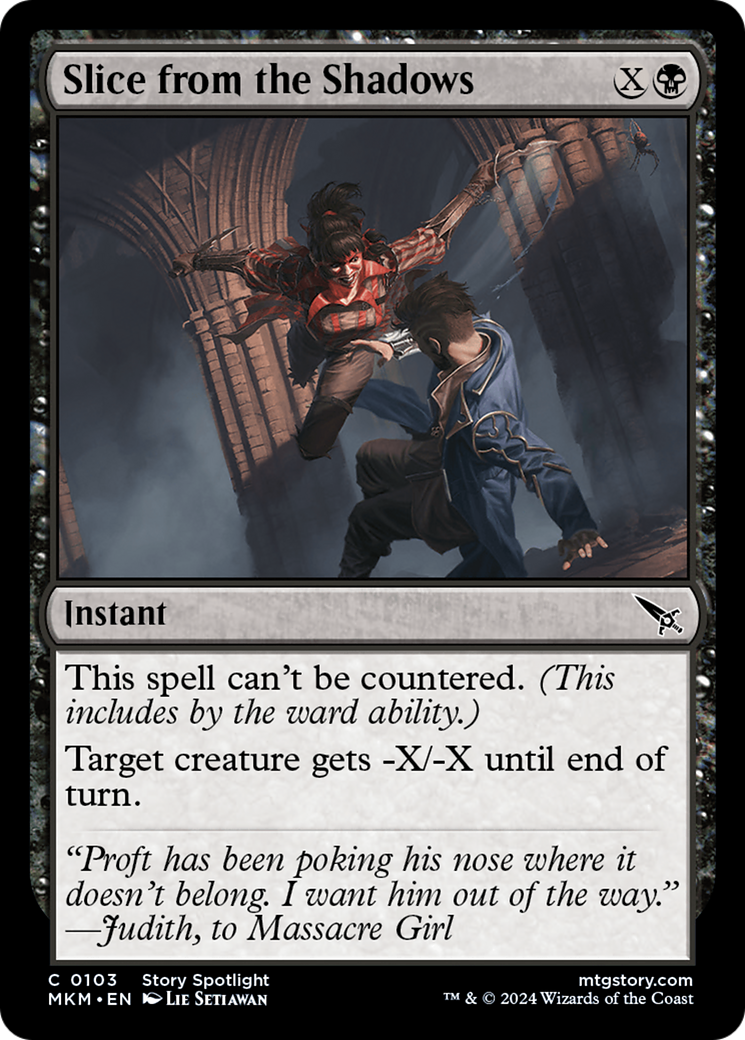Magic: The Gathering - Slice from the Shadows - Murders at Karlov Manor
