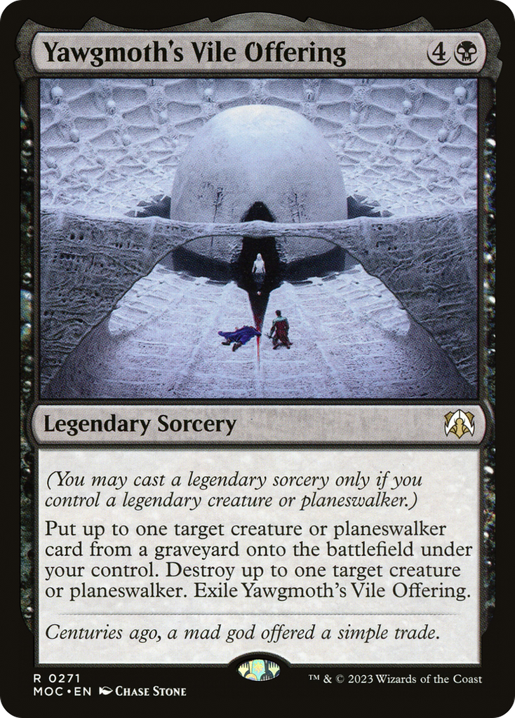 Magic: The Gathering - Yawgmoth's Vile Offering - March of the Machine Commander