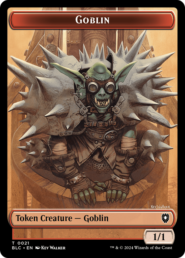 Magic: The Gathering - Goblin Token - Bloomburrow Commander Tokens