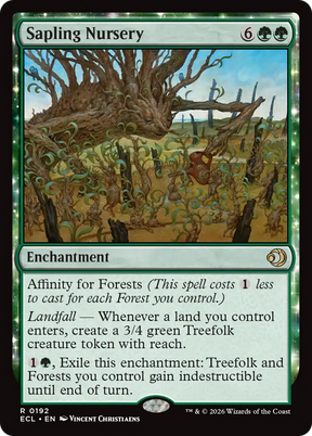 Magic: The Gathering - Sapling Nursery Foil - Lorwyn Eclipsed