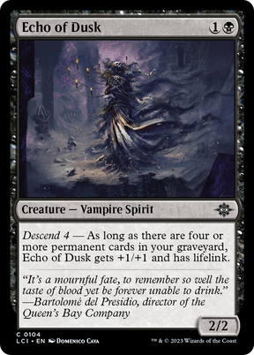 Magic: The Gathering - Echo of Dusk Foil - The Lost Caverns of Ixalan