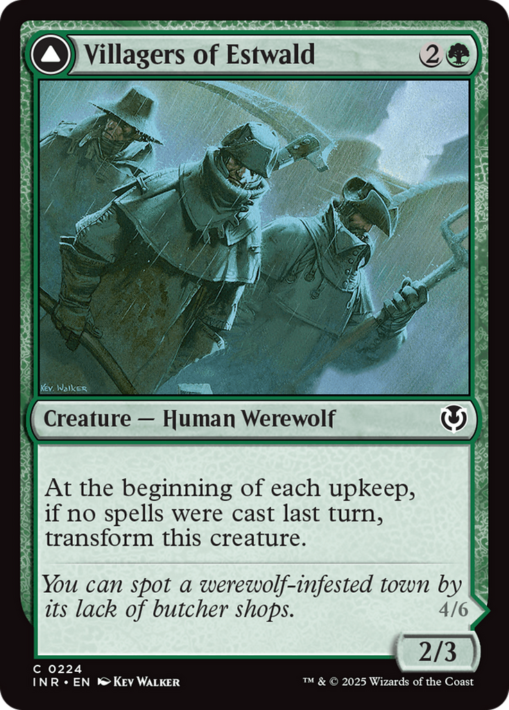 Magic: The Gathering - Villagers of Estwald // Howlpack of Estwald - Innistrad Remastered