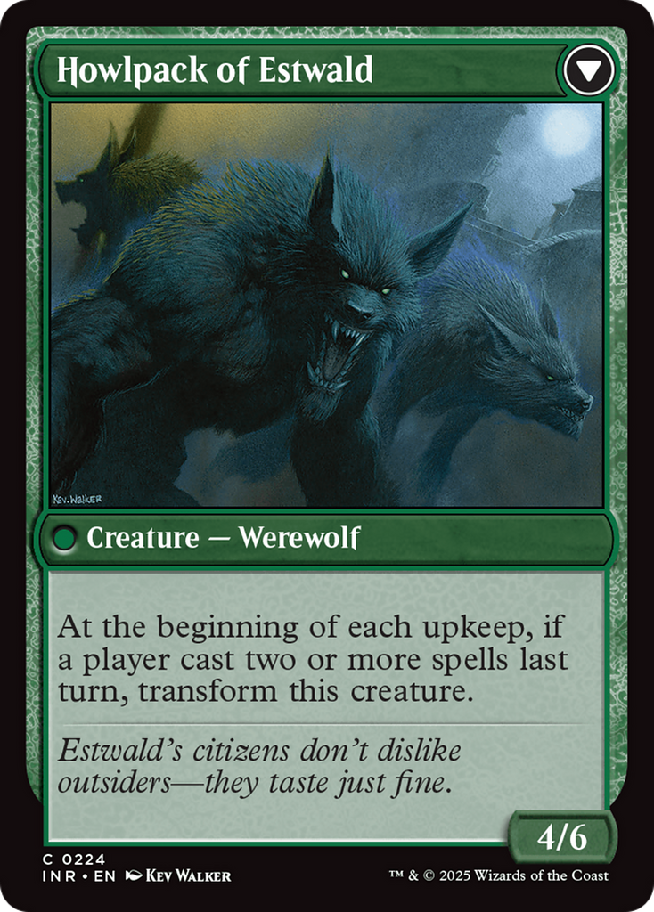 Magic: The Gathering - Villagers of Estwald // Howlpack of Estwald - Innistrad Remastered