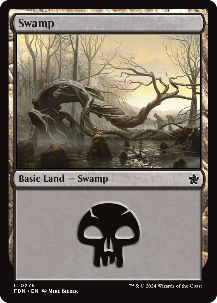 Magic: The Gathering - Swamp #276 Foil - Foundations