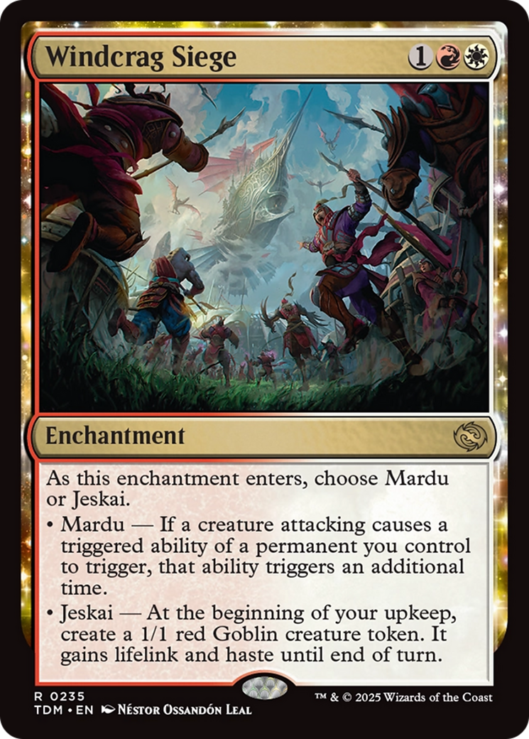 Magic: The Gathering - Windcrag Siege Foil - Tarkir: Dragonstorm