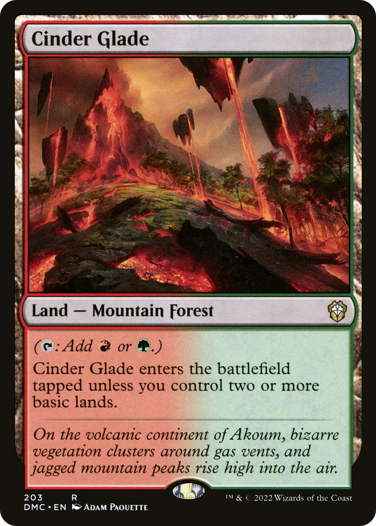 Magic: The Gathering - Cinder Glade - Dominaria United Commander