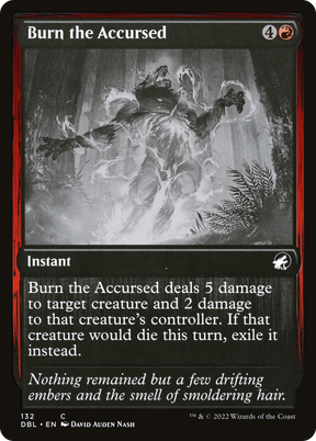 Magic: The Gathering - Burn the Accursed Foil - Innistrad: Double Feature