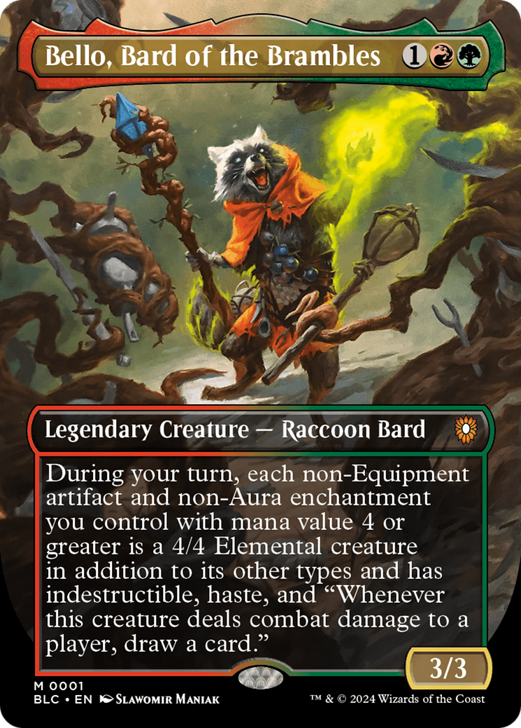 Magic: The Gathering - Bello, Bard of the Brambles Foil - Bloomburrow Commander