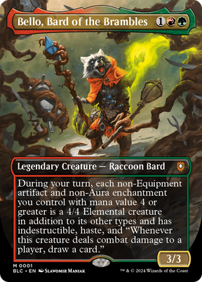Magic: The Gathering - Bello, Bard of the Brambles Foil - Bloomburrow Commander