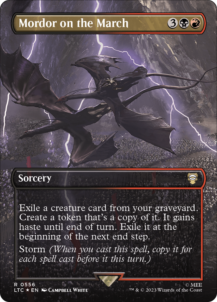 Magic: The Gathering - Mordor on the March Foil - Tales of Middle-earth Commander