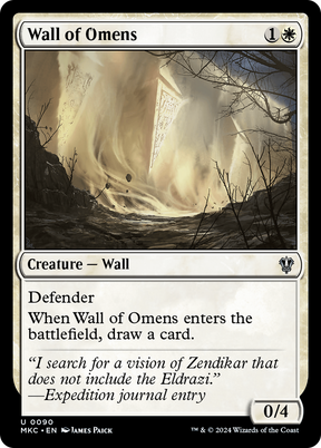 Magic: The Gathering - Wall of Omens - Murders at Karlov Manor Commander