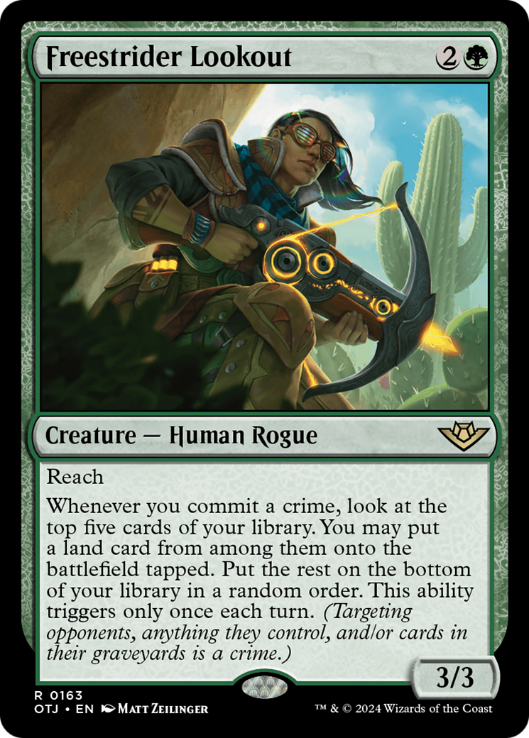 Magic: The Gathering - Freestrider Lookout Foil - Outlaws of Thunder Junction