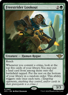 Magic: The Gathering - Freestrider Lookout Foil - Outlaws of Thunder Junction