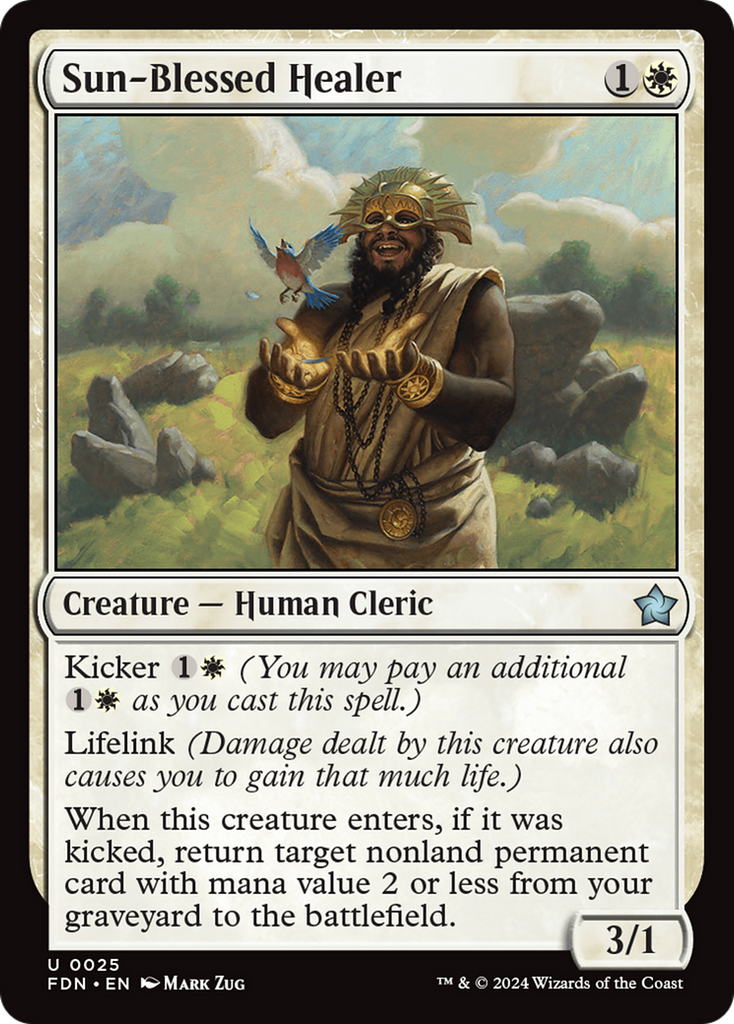 Magic: The Gathering - Sun-Blessed Healer - Foundations