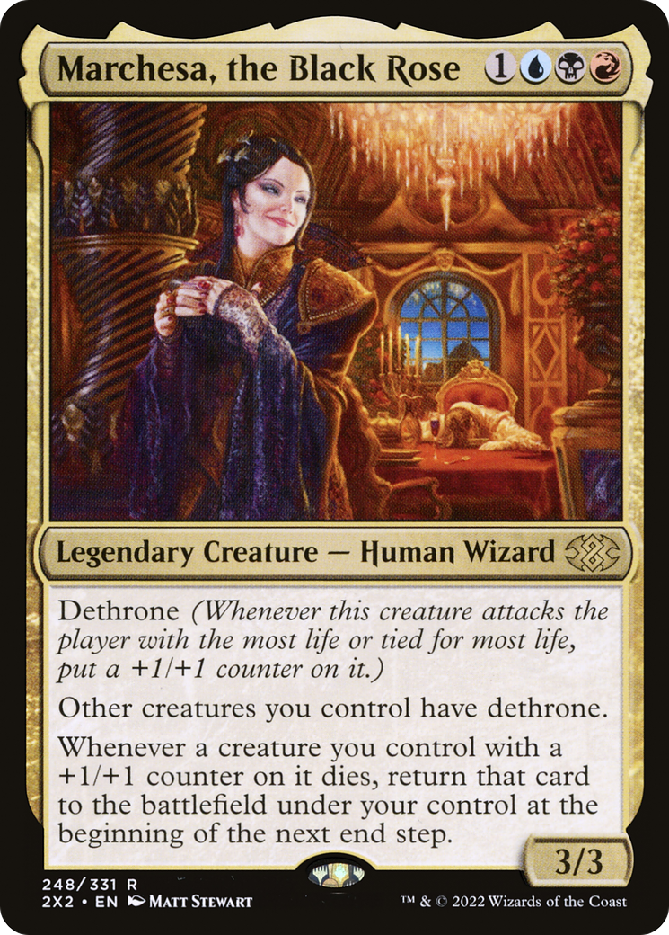 Magic: The Gathering - Marchesa, the Black Rose Foil - Double Masters 2022