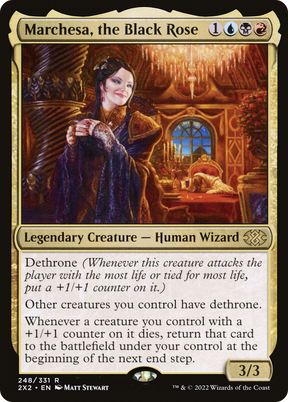 Magic: The Gathering - Marchesa, the Black Rose Foil - Double Masters 2022