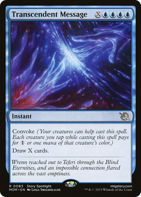 Magic: The Gathering - Transcendent Message Foil - March of the Machine