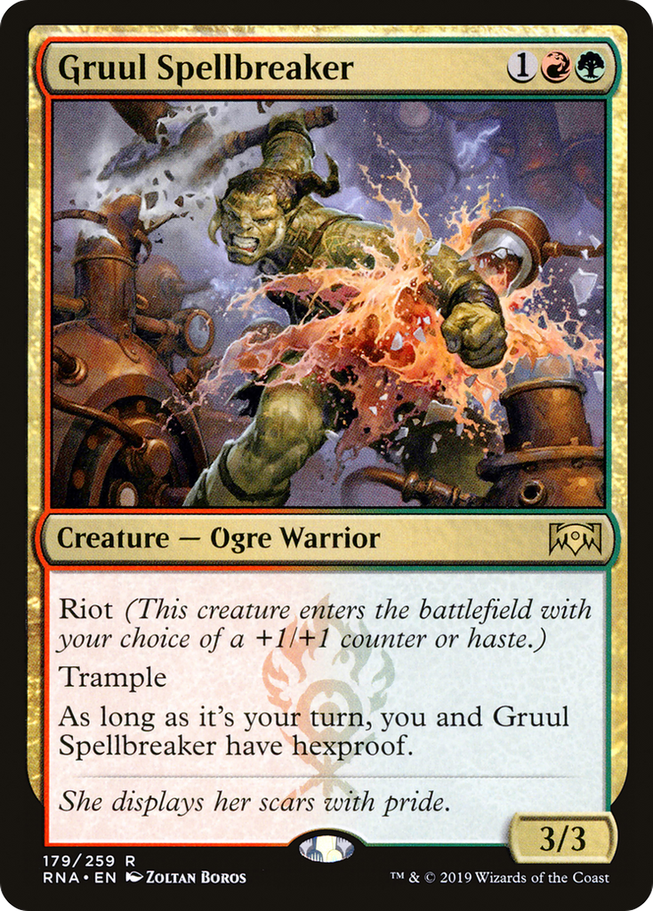 Magic: The Gathering - Gruul Spellbreaker Foil - Ravnica Allegiance