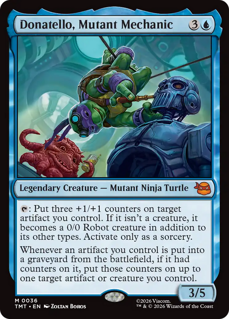 Magic: The Gathering - Donatello, Mutant Mechanic - Teenage Mutant Ninja Turtles