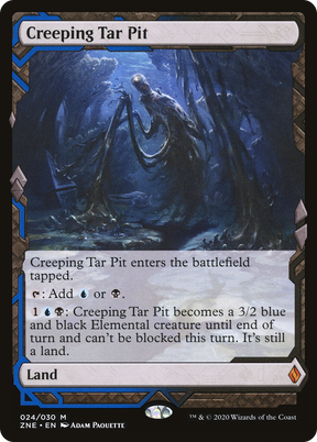 Magic: The Gathering - Creeping Tar Pit Foil - Zendikar Rising Expeditions