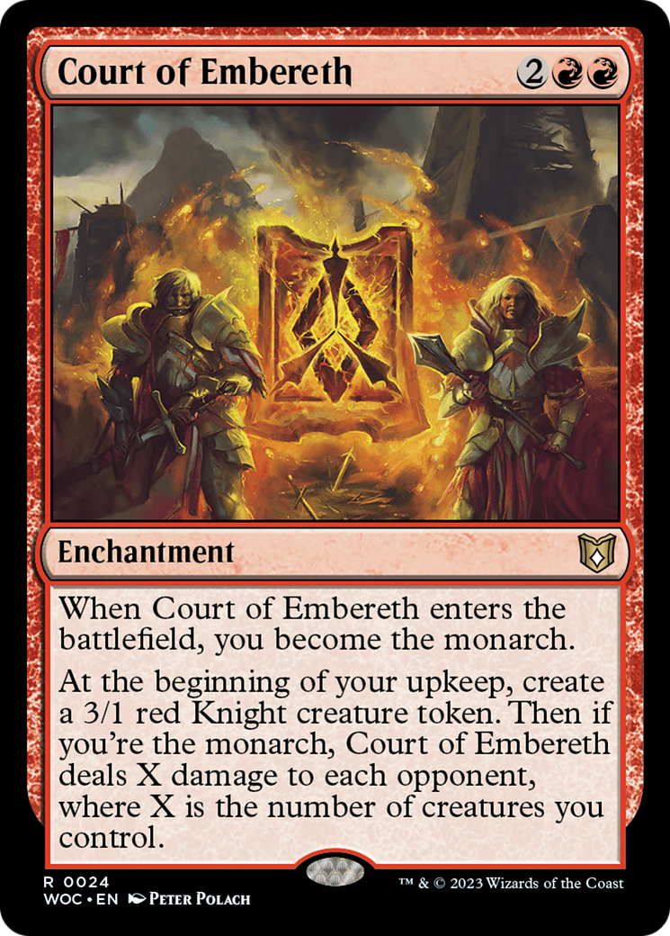 Magic: The Gathering - Court of Embereth Foil - Wilds of Eldraine Commander