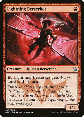 Magic: The Gathering - Lightning Berserker Foil - Dragons of Tarkir