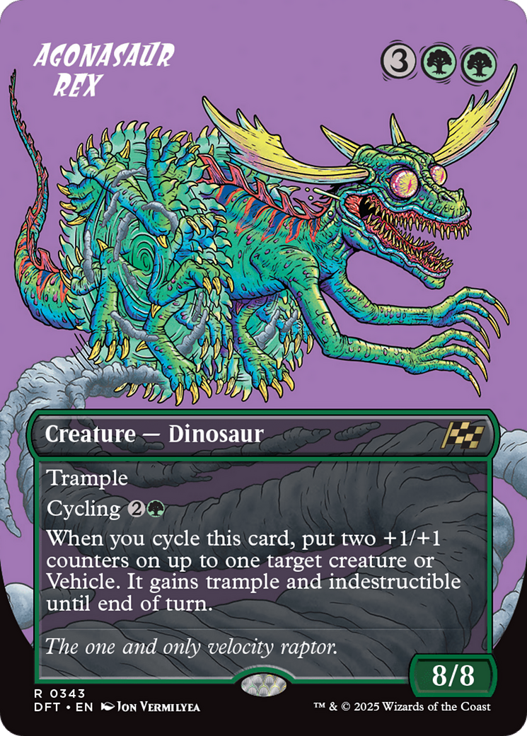Magic: The Gathering - Agonasaur Rex Foil - Aetherdrift