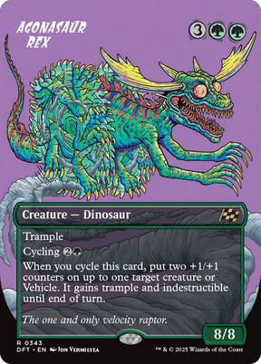 Magic: The Gathering - Agonasaur Rex Foil - Aetherdrift