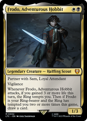 Magic: The Gathering - Frodo, Adventurous Hobbit - Tales of Middle-earth Commander