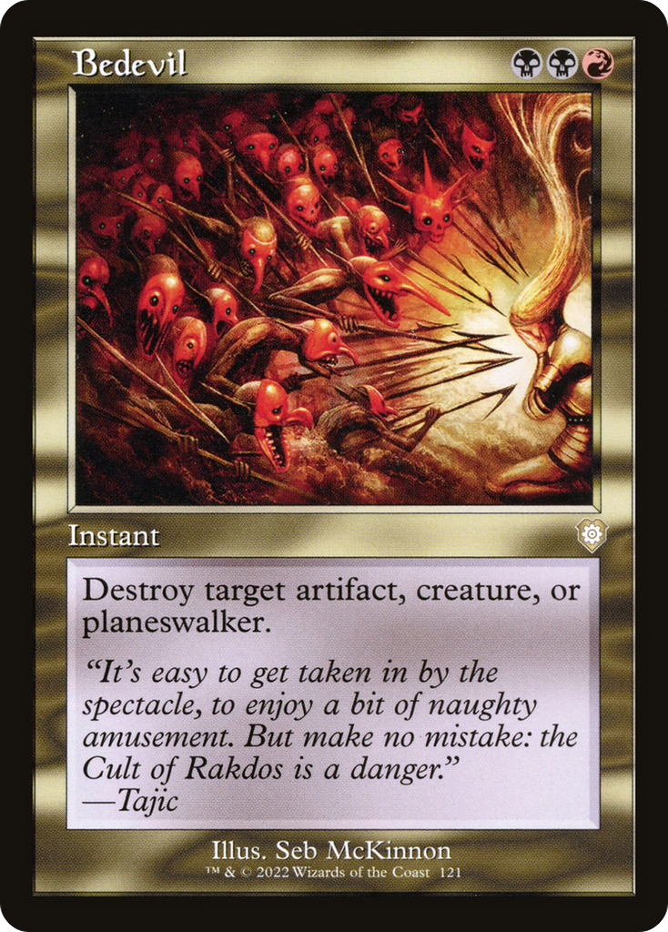 Magic: The Gathering - Bedevil - The Brothers' War Commander