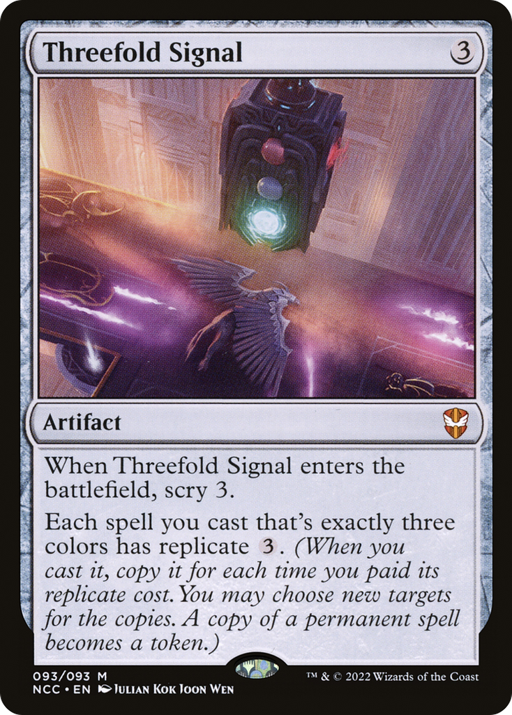 Magic: The Gathering - Threefold Signal - New Capenna Commander