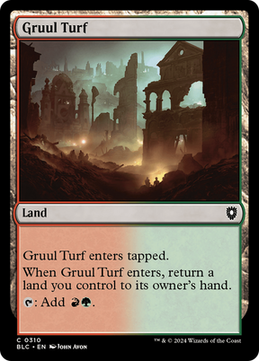Magic: The Gathering - Gruul Turf - Bloomburrow Commander