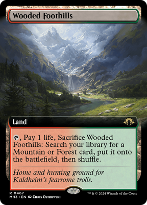 Magic: The Gathering - Wooded Foothills Foil - Modern Horizons 3