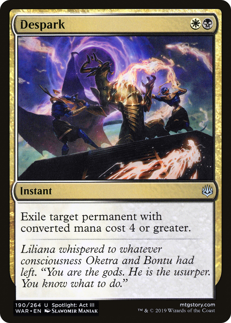 Magic: The Gathering - Despark Foil - War of the Spark