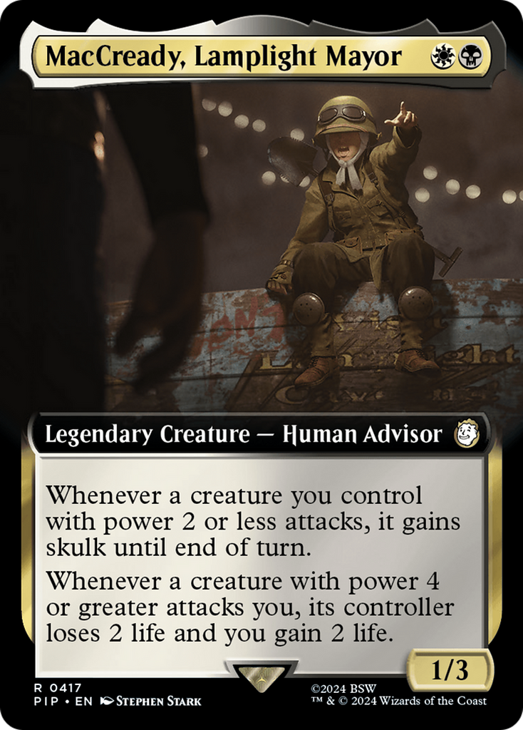 Magic: The Gathering - MacCready, Lamplight Mayor Foil - Fallout