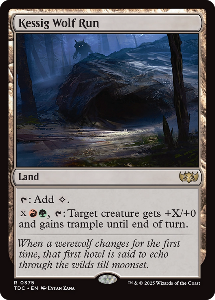 Magic: The Gathering - Kessig Wolf Run - Tarkir: Dragonstorm Commander