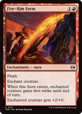 Magic: The Gathering - Fire-Rim Form Foil - Tarkir: Dragonstorm