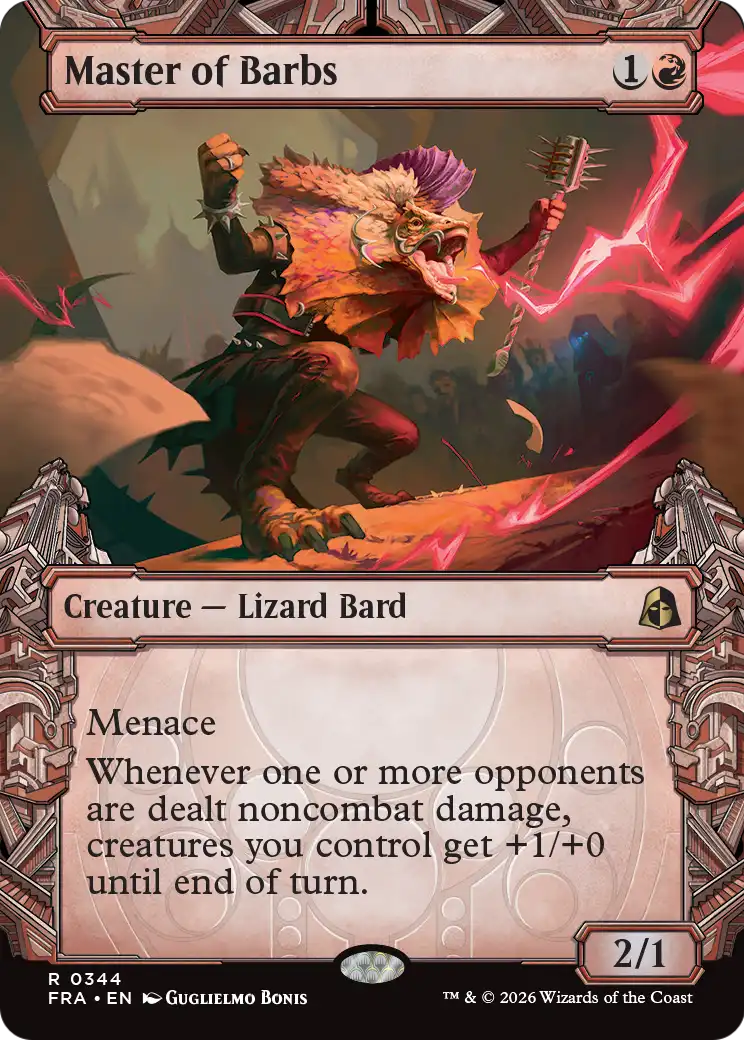 Magic: The Gathering - Master of Barbs Foil - Reality Fracture