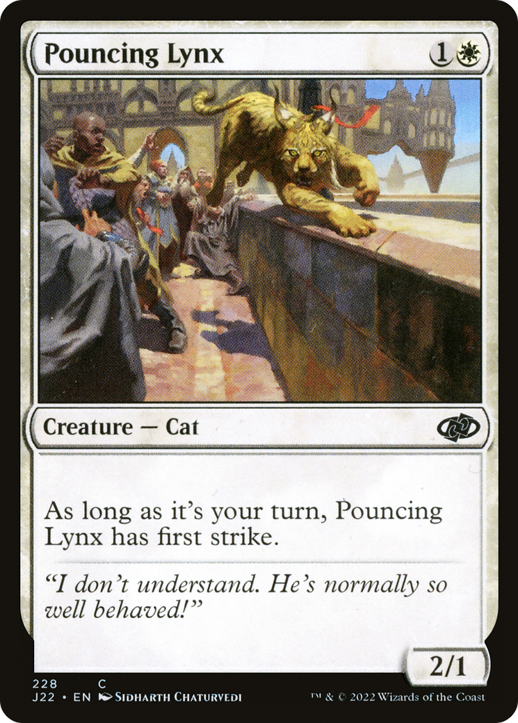 Magic: The Gathering - Pouncing Lynx - Jumpstart 2022