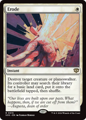 Magic: The Gathering - Erode Foil - Secrets of Strixhaven
